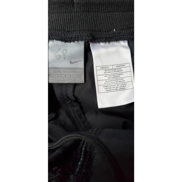 NIKE Women's Workout Running Jogger Capri Cropped Pants White Pink  Large 12/14 - Picture 2 of 8